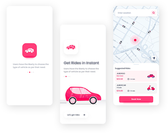 taxi booking app development services