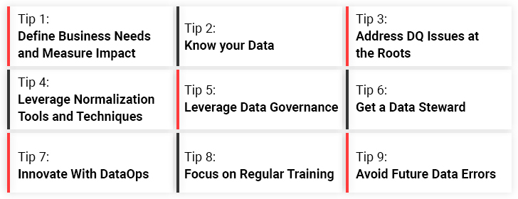 tips to improve data quality