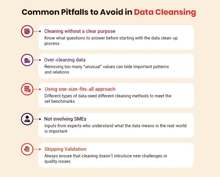 Data Cleansing Pitfalls to Avoid